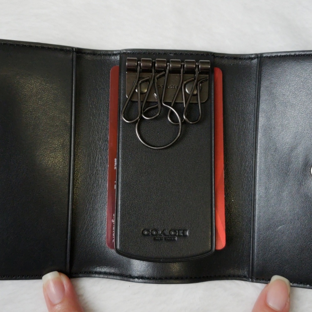 🔖NWT🔖 Men's Coach Monogram Key Case/Holder - Picture 5 of 5